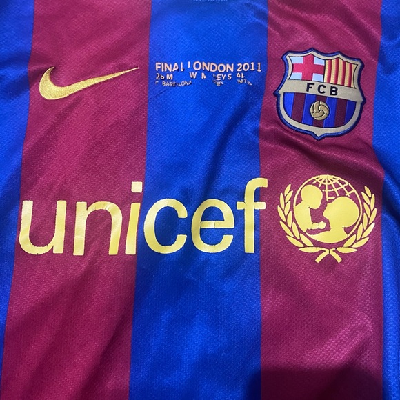 Messi Number 10 Barcelona Jersey Champions League - Picture 4 of 4